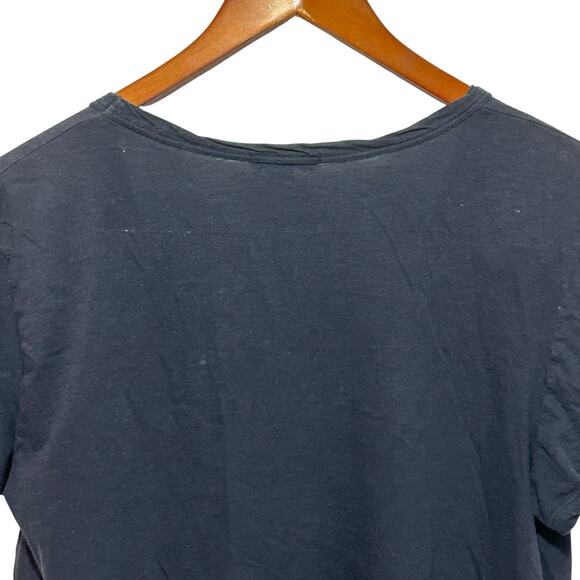 James Perse 2 Women Tee M Cotton Cashmere Basic Layer Closet Staple Minimalist - Picture 2 of 8